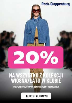 BEST SALE - gazetka promocyjna Peek & Cloppenburg | -20% na kolekcję wiosna/lato od piątku 27.03 do środy 01.04