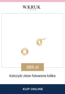 BEST SALE - gazetka promocyjna W.Kruk | -15% na biżuterię od piątku 27.03 do środy 01.04 - strona 9