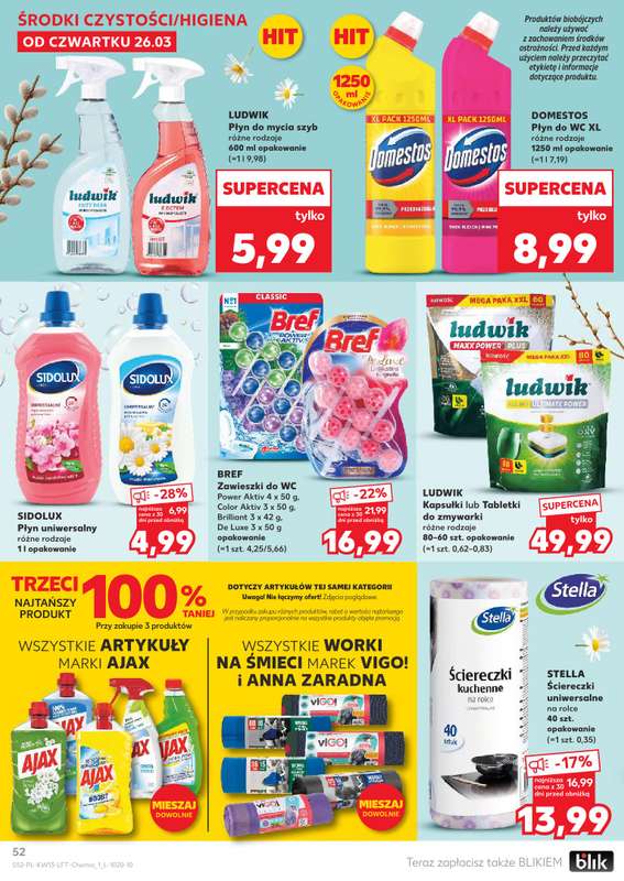 Kaufland - gazetka promocyjna Gazetka Tygodnia od czwartku 26.03 do wtorku 31.03 - strona 52