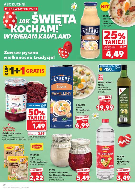 Kaufland - gazetka promocyjna Gazetka Tygodnia od czwartku 26.03 do wtorku 31.03 - strona 20
