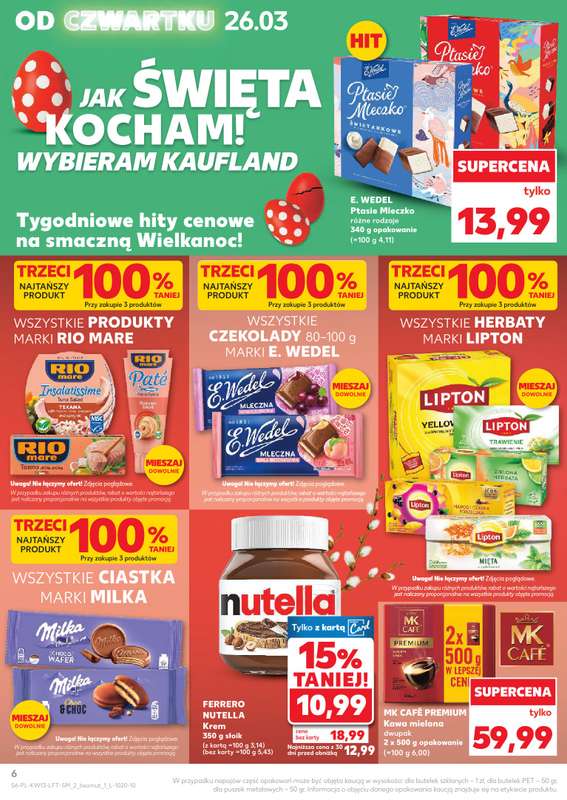 Kaufland - gazetka promocyjna Gazetka Tygodnia od czwartku 26.03 do wtorku 31.03 - strona 6