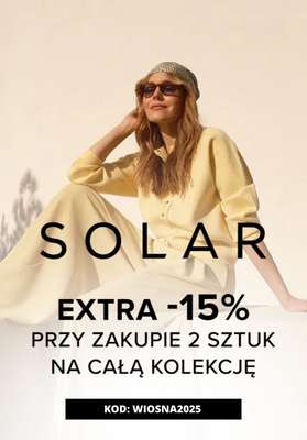 BEST SALE - gazetka promocyjna Solar | Extra -15% przy zakupie 2 szt. od piątku 27.03 do środy 01.04