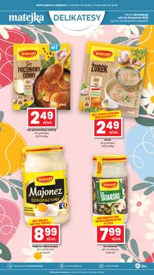 emma MARKET - gazetka promocyjna Plakat promocyjny Delikatesy Matejka od czwartku 02.04 do środy 08.04