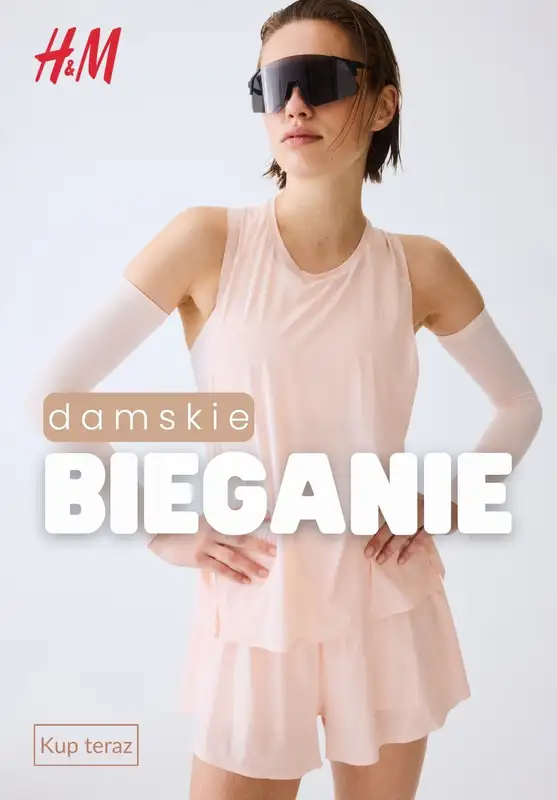 H&M - gazetka promocyjna Odzież do biegania dla kobiet  