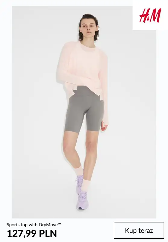 H&M - gazetka promocyjna Odzież do biegania dla kobiet od piątku 27.03 do piątku 03.04 - strona 6