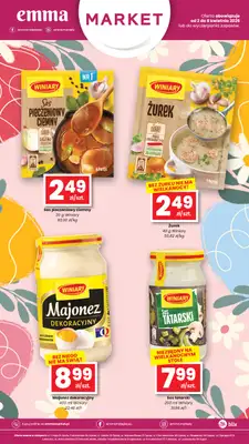 emma MARKET - gazetka promocyjna Plakat promocyjny od czwartku 02.04 do środy 08.04