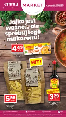 emma MARKET - gazetka promocyjna Plakat promocyjny od poniedziałku 30.03 do niedzieli 05.04