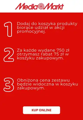 Media Markt - gazetka promocyjna 75 zł rabatu za każde 750 zł przy zakupie min. 2 produktów od piątku 27.03 do soboty 04.04 - strona 2