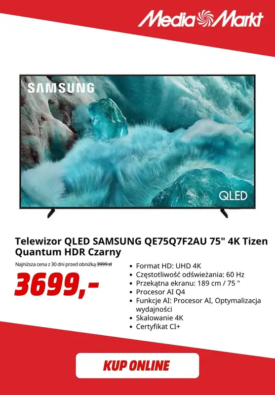 Media Markt - gazetka promocyjna 75 zł rabatu za każde 750 zł przy zakupie min. 2 produktów od piątku 27.03 do soboty 04.04 - strona 5