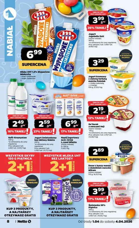Netto - gazetka promocyjna Gazetka Spożywcza od środy 01.04 do soboty 04.04 - strona 8