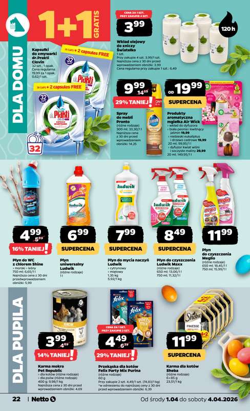 Netto - gazetka promocyjna Gazetka Spożywcza od środy 01.04 do soboty 04.04 - strona 22
