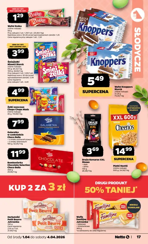 Netto - gazetka promocyjna Gazetka Spożywcza od środy 01.04 do soboty 04.04 - strona 17