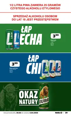 Netto - gazetka promocyjna Gazetka od poniedziałku 30.03 do soboty 04.04 - strona 29
