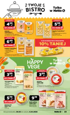 Netto - gazetka promocyjna Gazetka od poniedziałku 30.03 do soboty 04.04 - strona 23