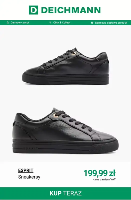 Deichmann - gazetka promocyjna -20% na nieprzecenione buty przy zakupach powyżej 139 zł od piątku 27.03 do środy 01.04 - strona 8