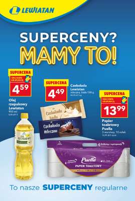 LEWIATAN - gazetka promocyjna Superceny? Mamy to w Lewiatanie!  do środy 08.04