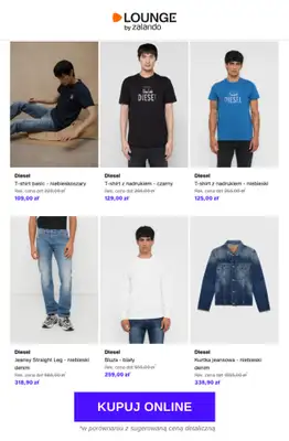 Lounge by Zalando - gazetka promocyjna Do -80% Diesel - Mężczyźni od piątku 27.03 do poniedziałku 30.03 - strona 8
