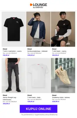 Lounge by Zalando - gazetka promocyjna Do -80% Diesel - Mężczyźni od piątku 27.03 do poniedziałku 30.03 - strona 7
