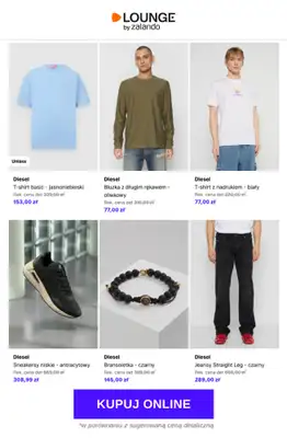 Lounge by Zalando - gazetka promocyjna Do -80% Diesel - Mężczyźni od piątku 27.03 do poniedziałku 30.03 - strona 5