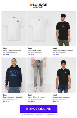 Lounge by Zalando - gazetka promocyjna Do -80% Diesel - Mężczyźni od piątku 27.03 do poniedziałku 30.03 - strona 4