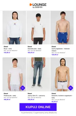 Lounge by Zalando - gazetka promocyjna Do -80% Diesel - Mężczyźni od piątku 27.03 do poniedziałku 30.03 - strona 3