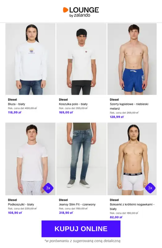 Lounge by Zalando - gazetka promocyjna Do -80% Diesel - Mężczyźni   - strona 3