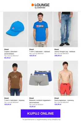 Lounge by Zalando - gazetka promocyjna Do -80% Diesel - Mężczyźni od piątku 27.03 do poniedziałku 30.03 - strona 6