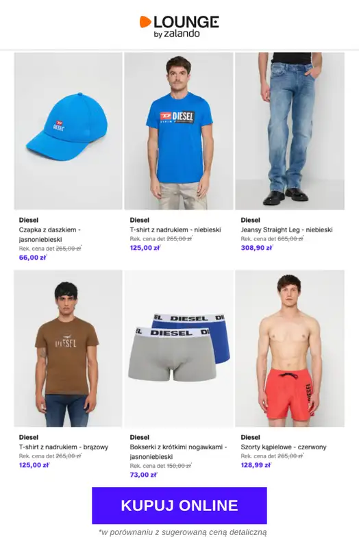 Lounge by Zalando - gazetka promocyjna Do -80% Diesel - Mężczyźni od piątku 27.03 do poniedziałku 30.03 - strona 6