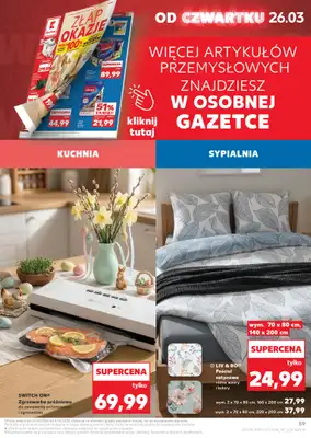 Kaufland - gazetka promocyjna Gazetka Tygodnia od czwartku 26.03 do wtorku 31.03 - strona 59