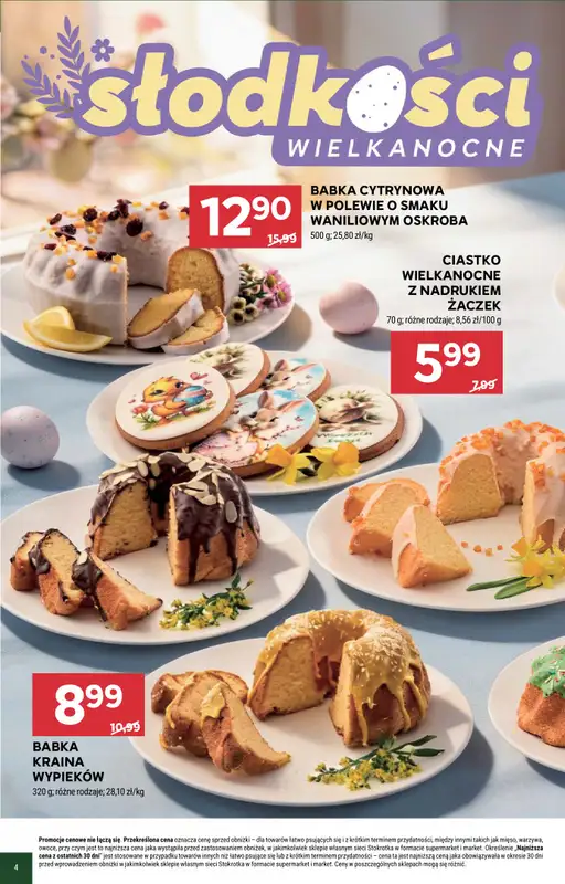 Stokrotka - gazetka promocyjna Hity na start od niedzieli 29.03 do środy 01.04 - strona 4