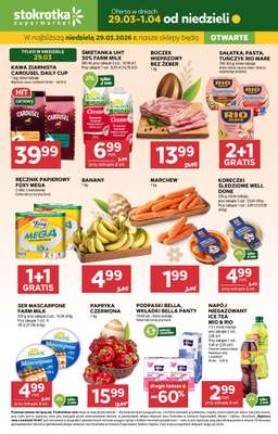 Stokrotka - gazetka promocyjna Hity na start od niedzieli 29.03 do środy 01.04