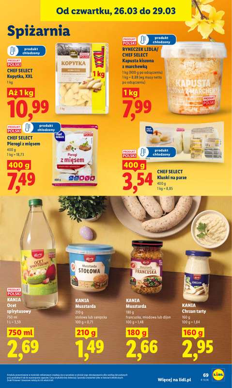 Lidl - gazetka promocyjna Oferta od czwartku od czwartku 26.03 do niedzieli 29.03 - strona 69