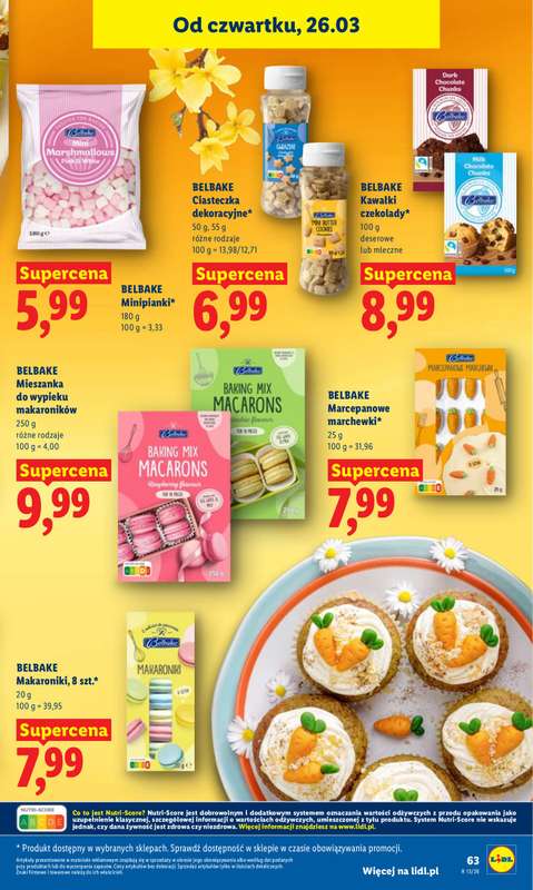 Lidl - gazetka promocyjna Oferta od czwartku od czwartku 26.03 do niedzieli 29.03 - strona 63