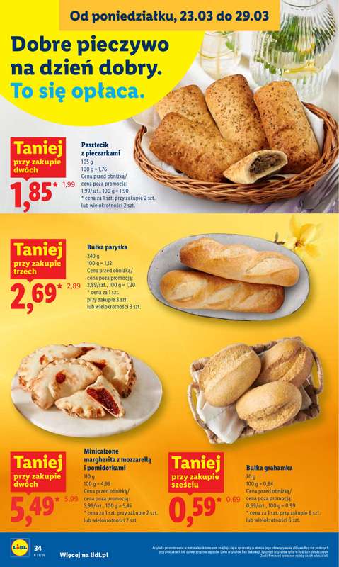 Lidl - gazetka promocyjna Oferta od czwartku od czwartku 26.03 do niedzieli 29.03 - strona 34