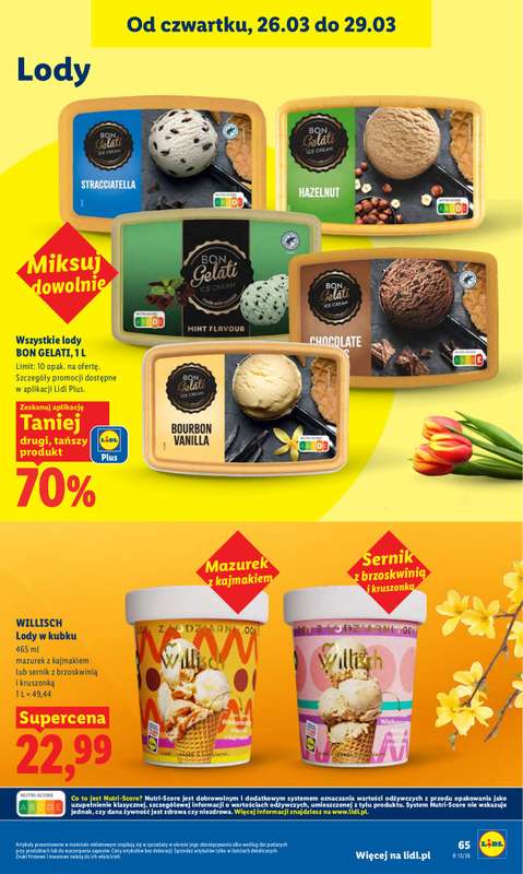Lidl - gazetka promocyjna Oferta od czwartku od czwartku 26.03 do niedzieli 29.03 - strona 65