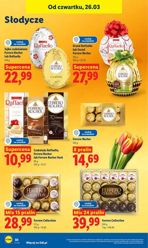 Lidl - gazetka promocyjna Oferta od czwartku od czwartku 26.03 do niedzieli 29.03 - strona 50