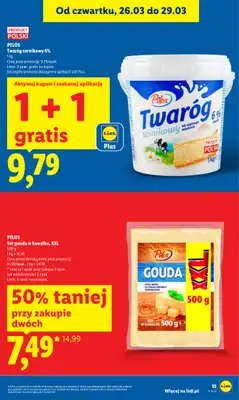 Lidl - gazetka promocyjna Oferta od czwartku od czwartku 26.03 do niedzieli 29.03 - strona 15