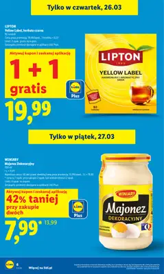 Lidl - gazetka promocyjna Oferta od czwartku od czwartku 26.03 do niedzieli 29.03 - strona 6