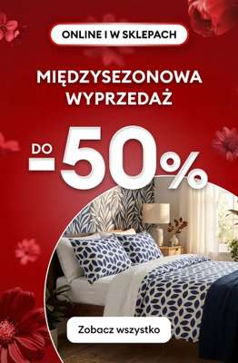 Sinsay - gazetka promocyjna Wyprzedaż do -50% - Dom od soboty 28.03 do piątku 03.04