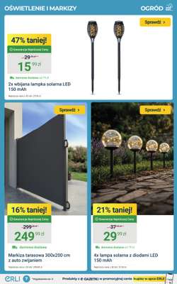 2x wbijana lampka solarna LED 150 mAh