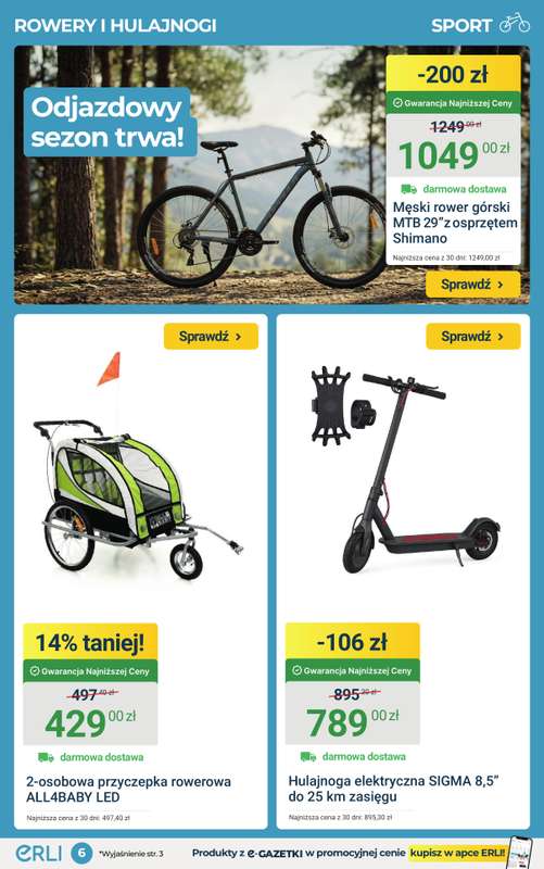 ERLI - gazetka promocyjna Dla majsterkujących i aktywnych rabaty do – 45%! od poniedziałku 30.03 do niedzieli 05.04 - strona 6
