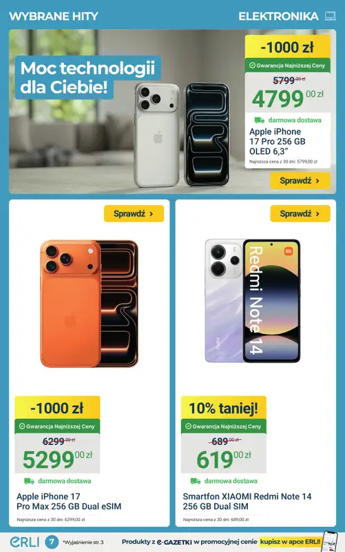 ERLI - gazetka promocyjna Dla majsterkujących i aktywnych rabaty do – 45%! od poniedziałku 30.03 do niedzieli 05.04 - strona 7