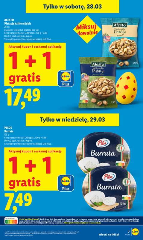 Lidl - gazetka promocyjna Oferta od czwartku od czwartku 26.03 do niedzieli 29.03 - strona 7