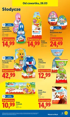 Lidl - gazetka promocyjna Oferta od czwartku od czwartku 26.03 do niedzieli 29.03 - strona 51