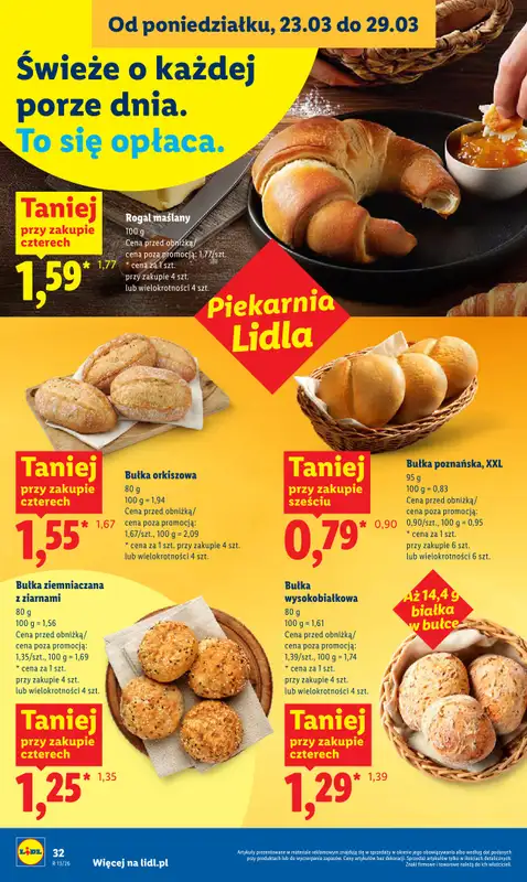 Lidl - gazetka promocyjna Oferta od czwartku od czwartku 26.03 do niedzieli 29.03 - strona 32