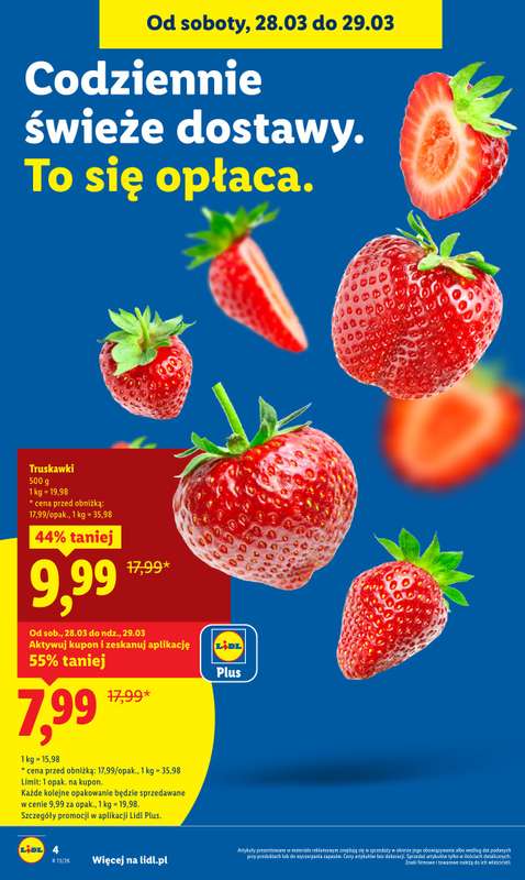 Lidl - gazetka promocyjna Oferta od czwartku od czwartku 26.03 do niedzieli 29.03 - strona 4