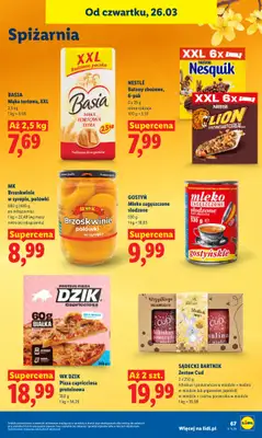 Lidl - gazetka promocyjna Oferta od czwartku od czwartku 26.03 do niedzieli 29.03 - strona 67