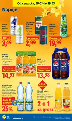 Lidl - gazetka promocyjna Oferta od czwartku od czwartku 26.03 do niedzieli 29.03 - strona 56