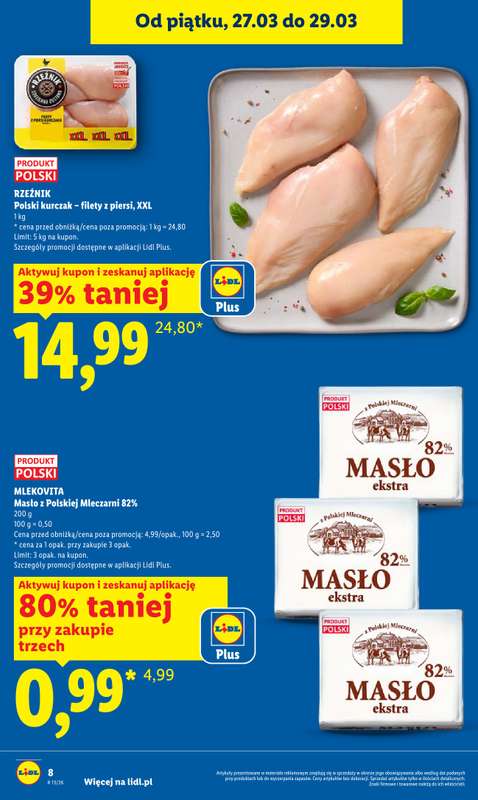 Lidl - gazetka promocyjna Oferta od czwartku od czwartku 26.03 do niedzieli 29.03 - strona 8
