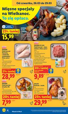 Lidl - gazetka promocyjna Oferta od czwartku od czwartku 26.03 do niedzieli 29.03 - strona 40